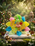 Laddu Gopal Satrangi Poshak with Pagdi Set