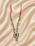 Laddu Gopal Premium Diamond Mala Necklace | Elegant Shringar Jewelry for Kanha Ji | Handmade Devotional Ornament